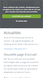 Mobile Screenshot of camping.3douest.com